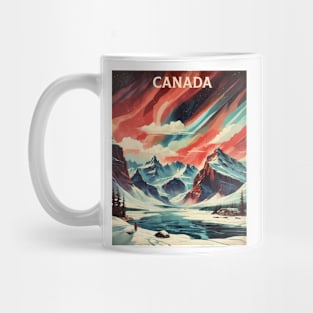 Canada Vintage Poster Tourism Mug